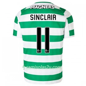 Camisolas de Futebol Celtic Sinclair 11 Equipamento Principal 2018/19 Manga Curta